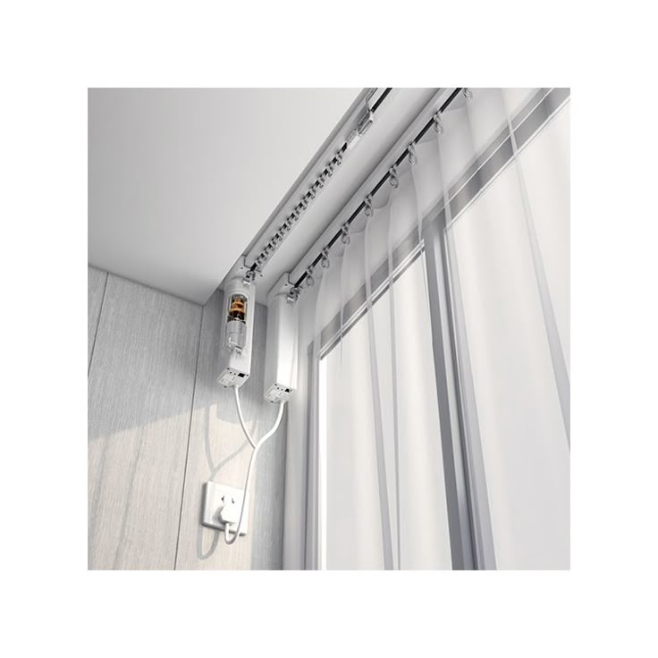 Motorized curtain tracks